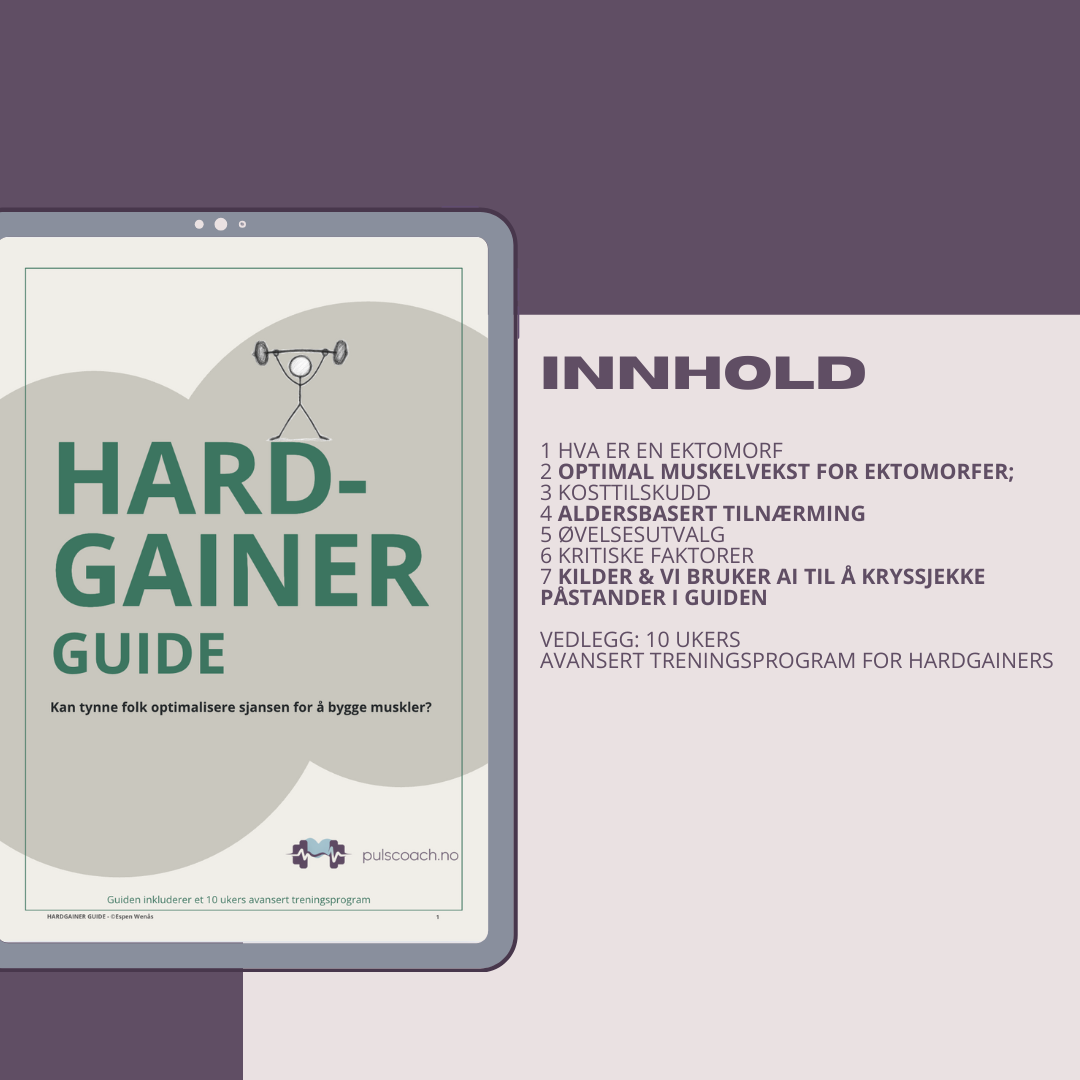 Myr Studio: Avansert muskelprogram for ektomorf (Hardgainers) - Espen