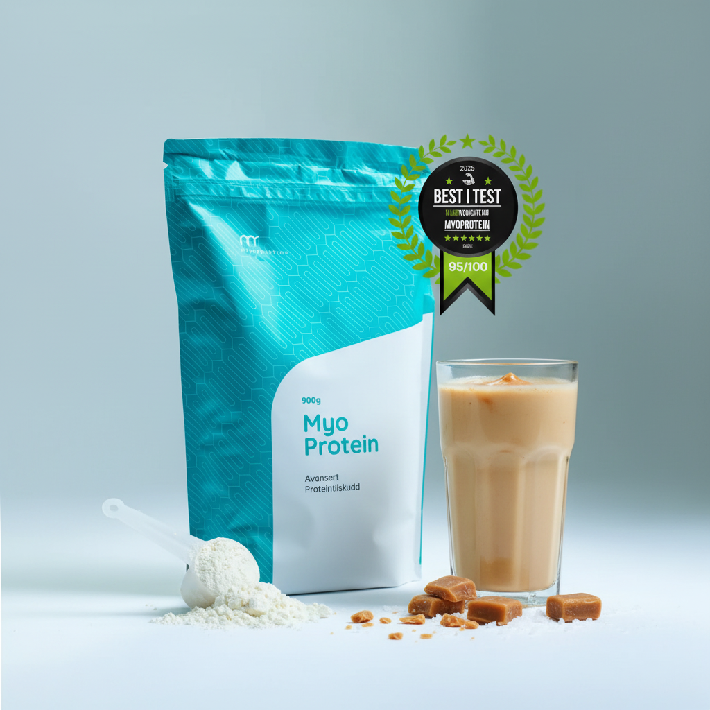 MyoProtein salty caramel med Best i Test