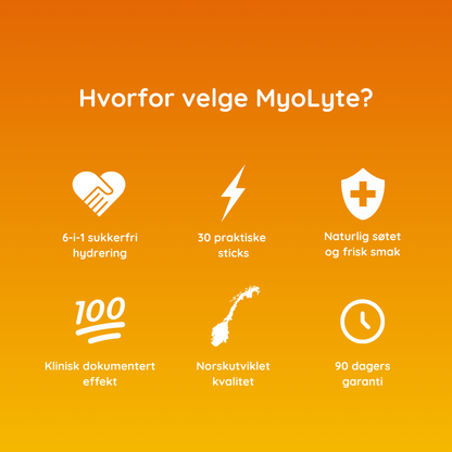 MyoLyte - Elektrolytter (30 sticks)