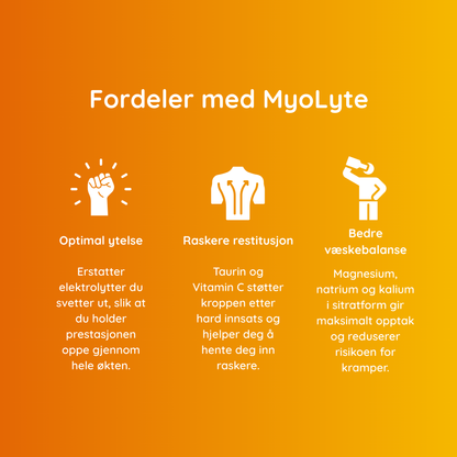 MyoLyte - Elektrolytter (30 sticks)