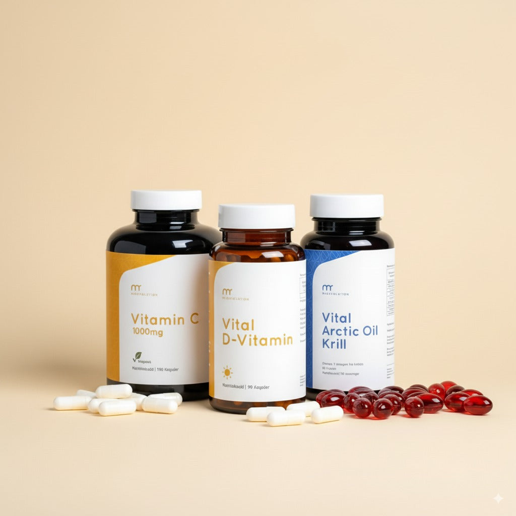 Daily Essentials - Vitamin og Omega-3 boost (3 mnd forbruk)
