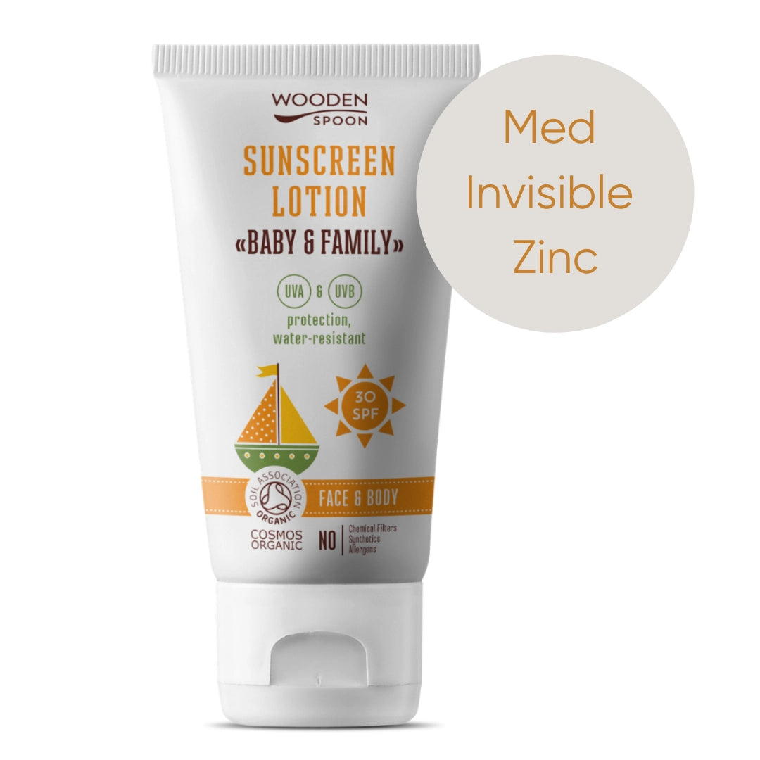 Wooden Spoon Organic Sunscreen Baby &amp; Family