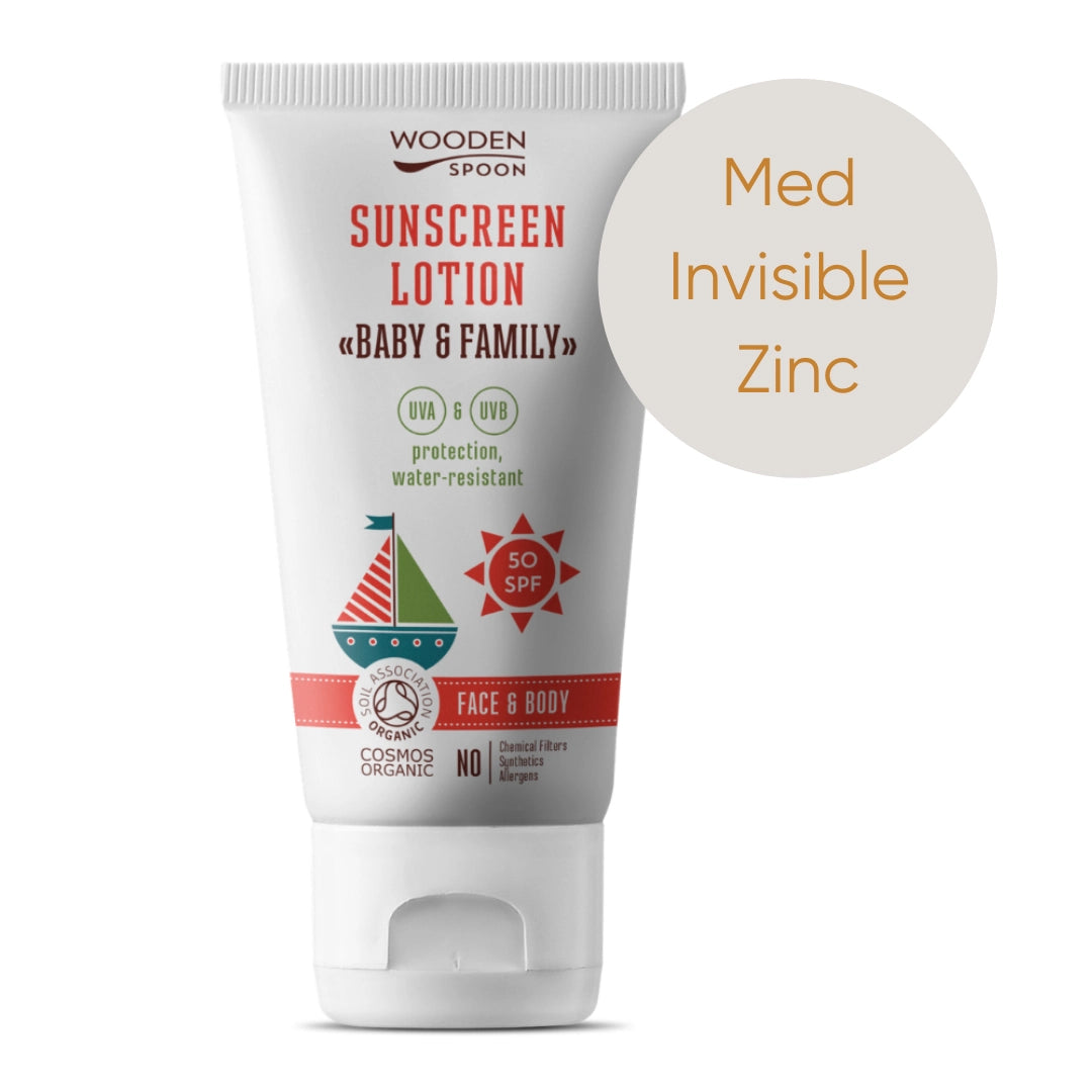 Wooden Spoon Organic Sunscreen Baby &amp; Family