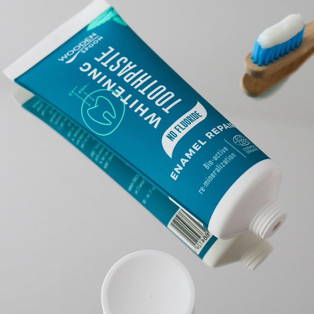 Wooden Spoon Toothpaste Whitening