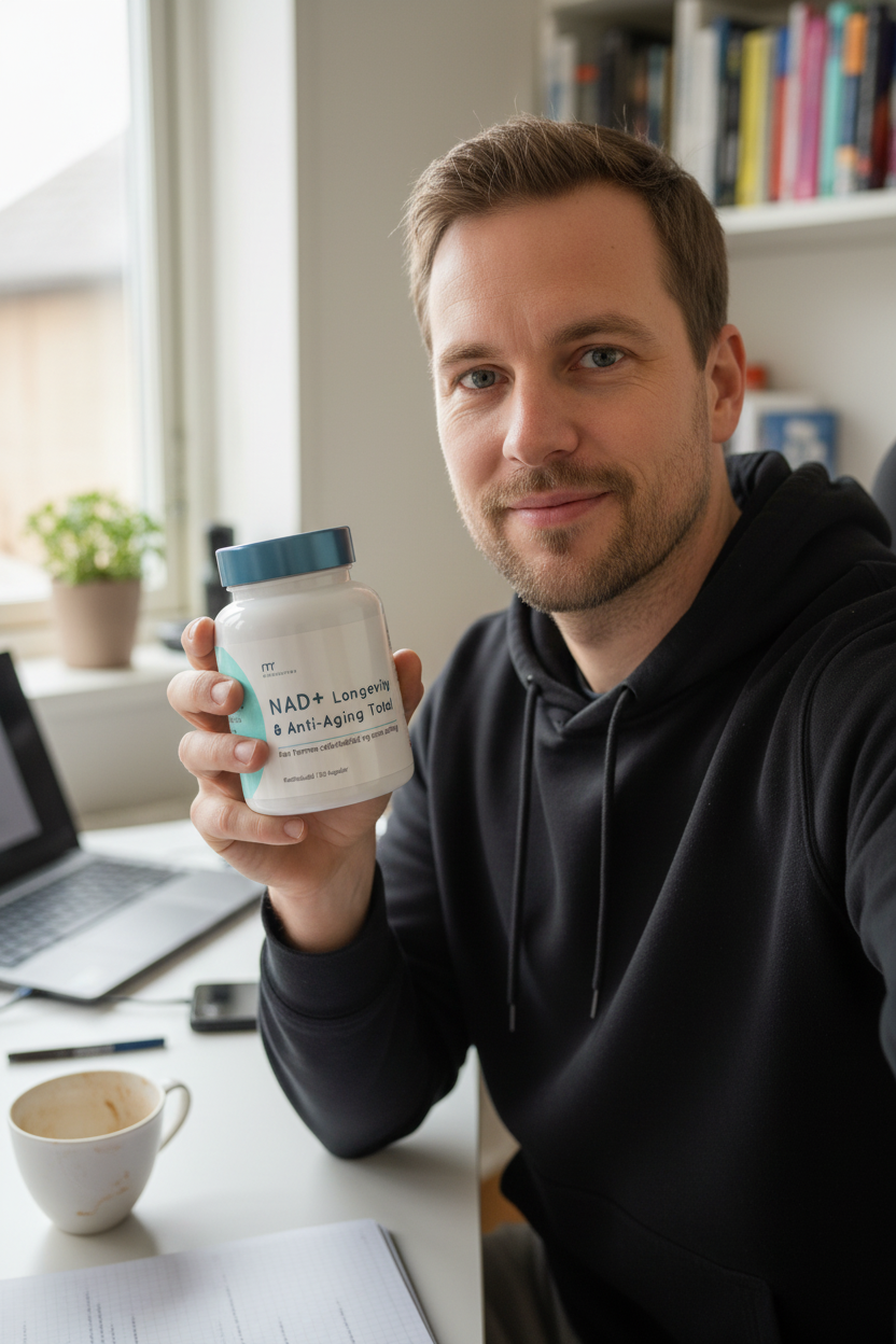 Desk-selfie med NAD+