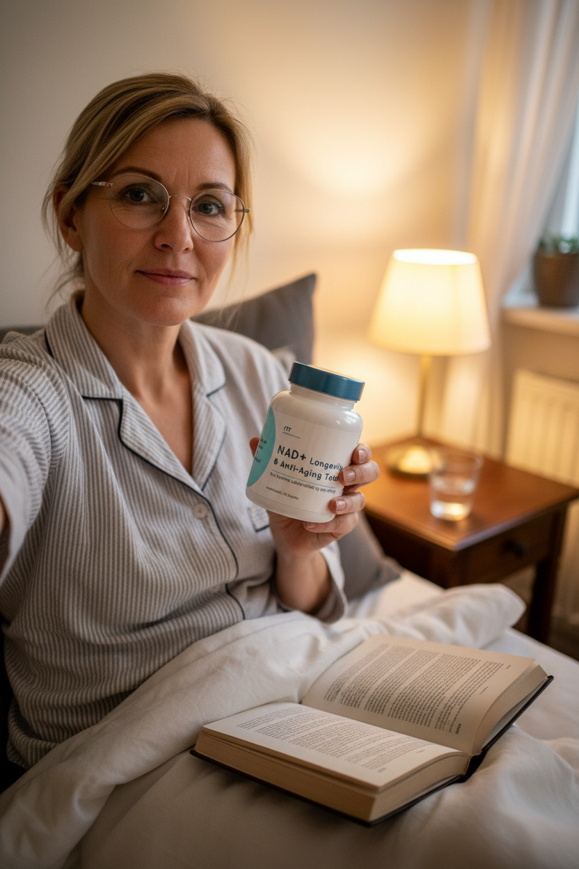 Seng-lesing-selfie med NAD+